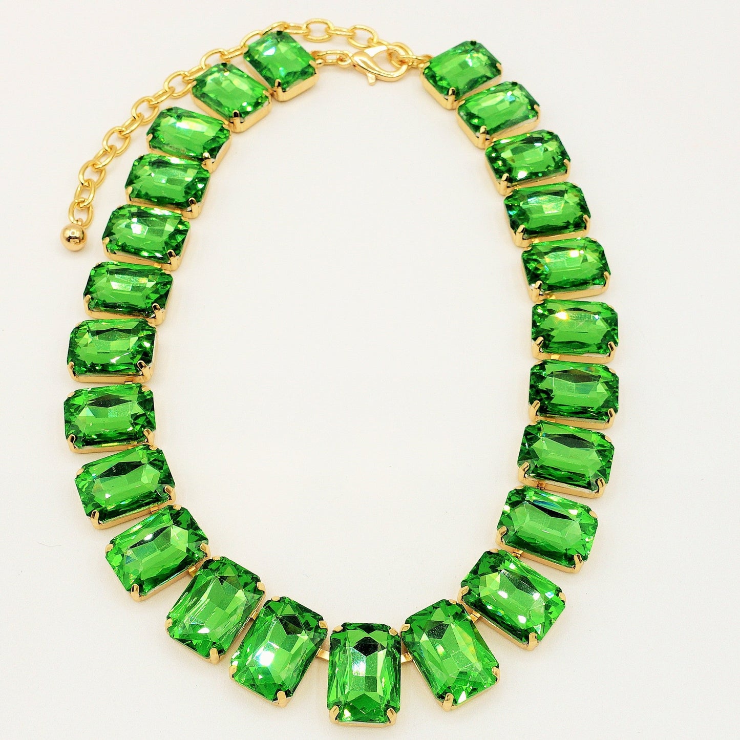 MARGOT collier con pietre sfaccettate - gold