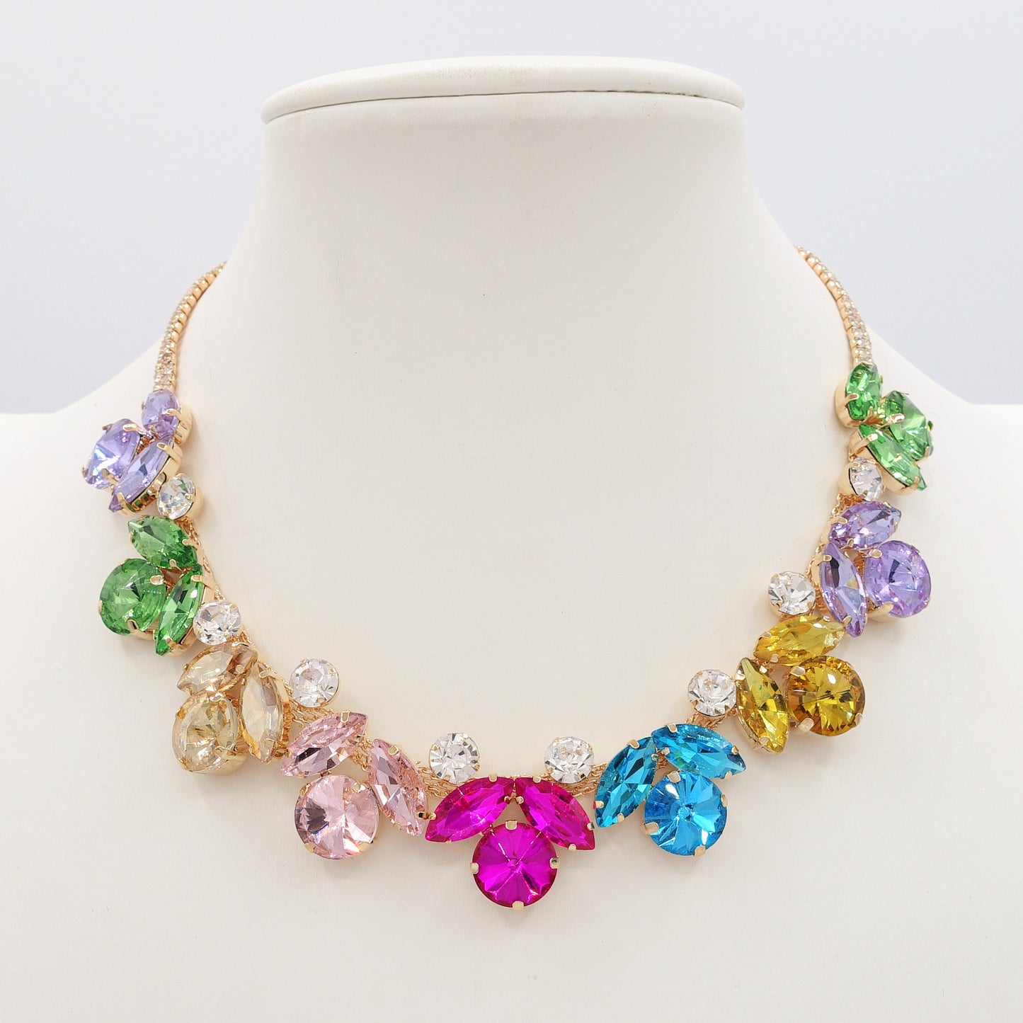 OPHELIA ~ Collana con pietre sfaccettate LUCE COLLECTION
