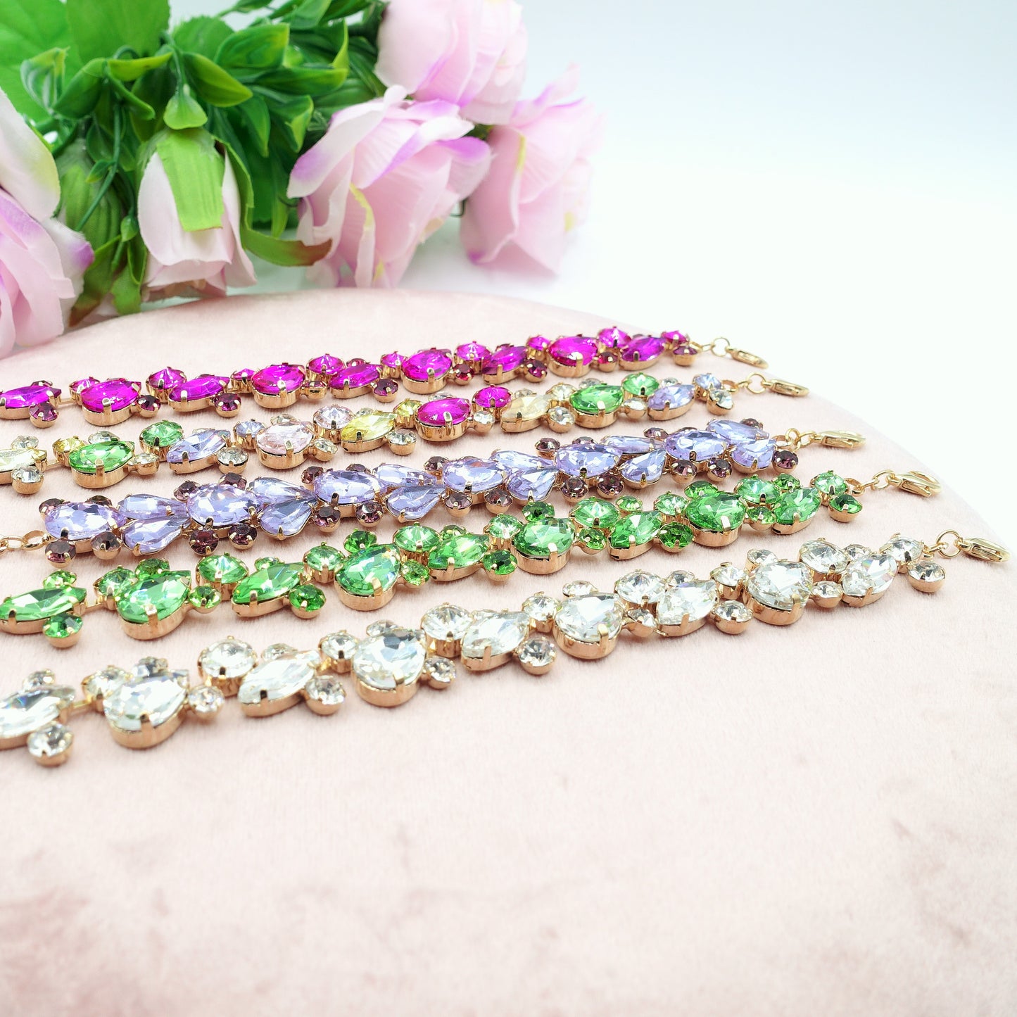 OPHELIA ~ Bracciale con pietre sfaccettate LUCE COLLECTION