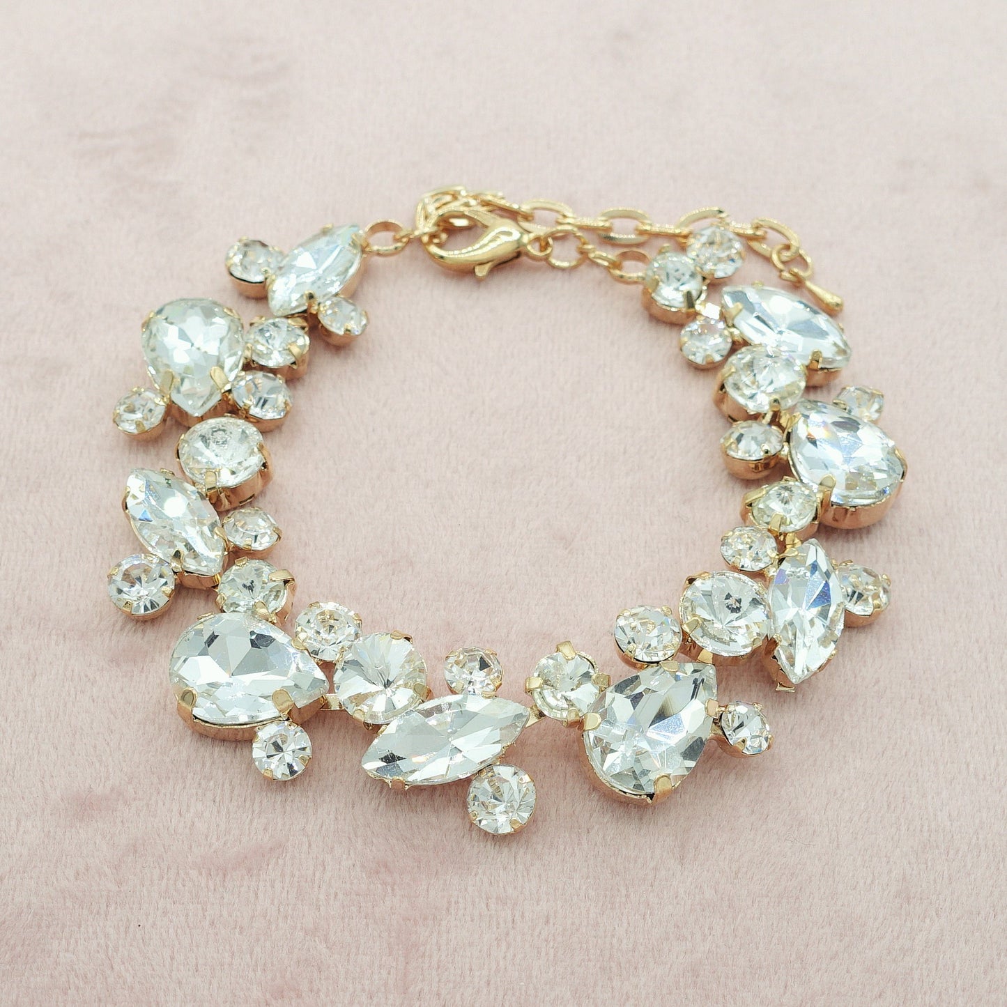 OPHELIA ~ Bracciale con pietre sfaccettate LUCE COLLECTION