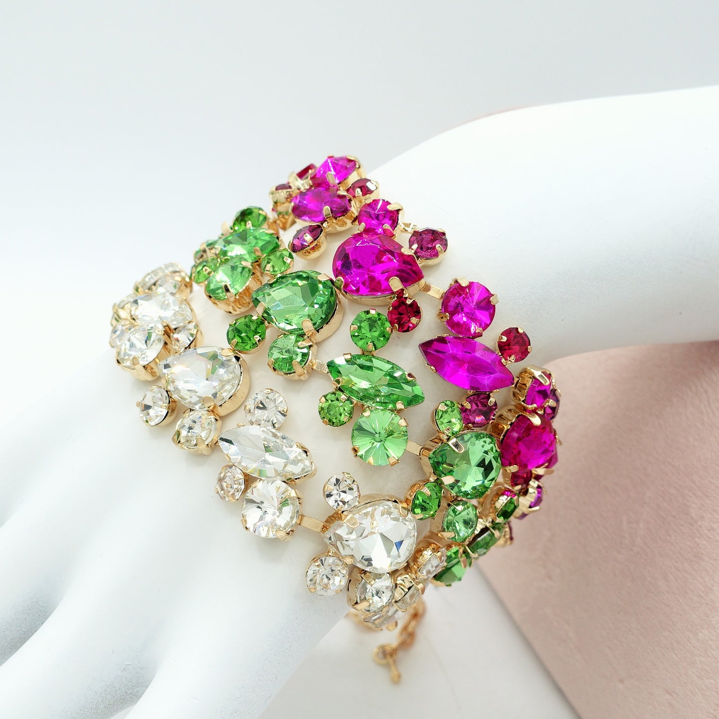 OPHELIA ~ Bracciale con pietre sfaccettate LUCE COLLECTION
