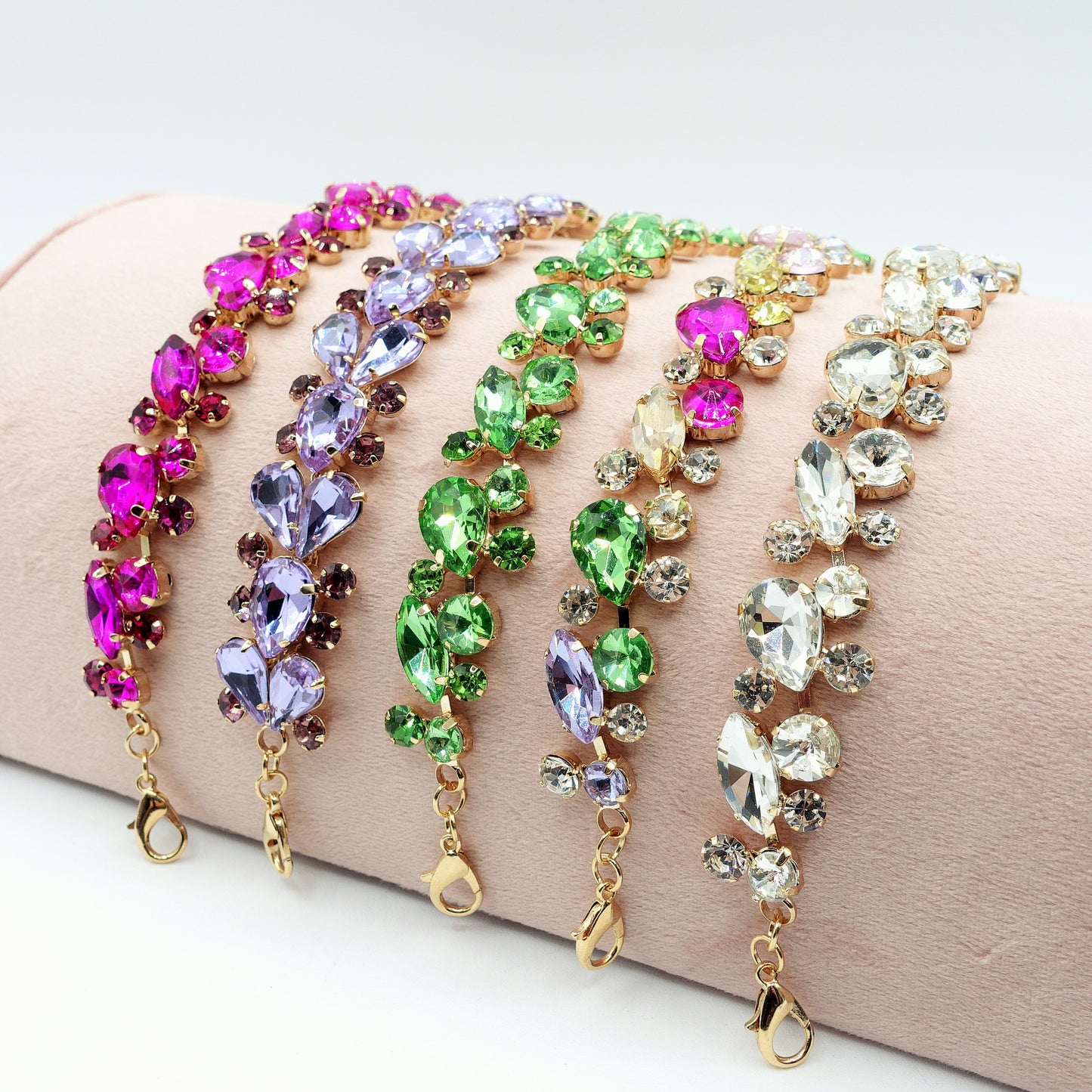 OPHELIA ~ Bracciale con pietre sfaccettate LUCE COLLECTION