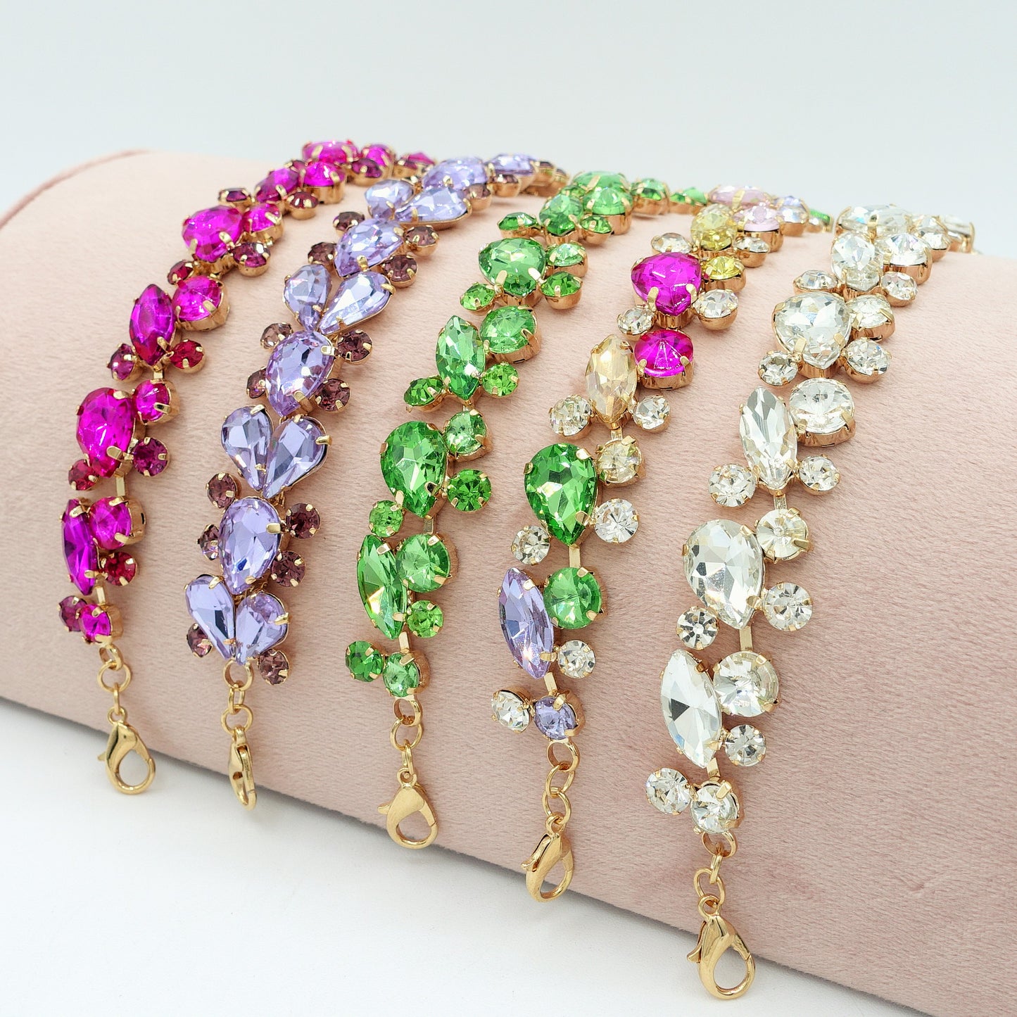 OPHELIA ~ Bracciale con pietre sfaccettate LUCE COLLECTION
