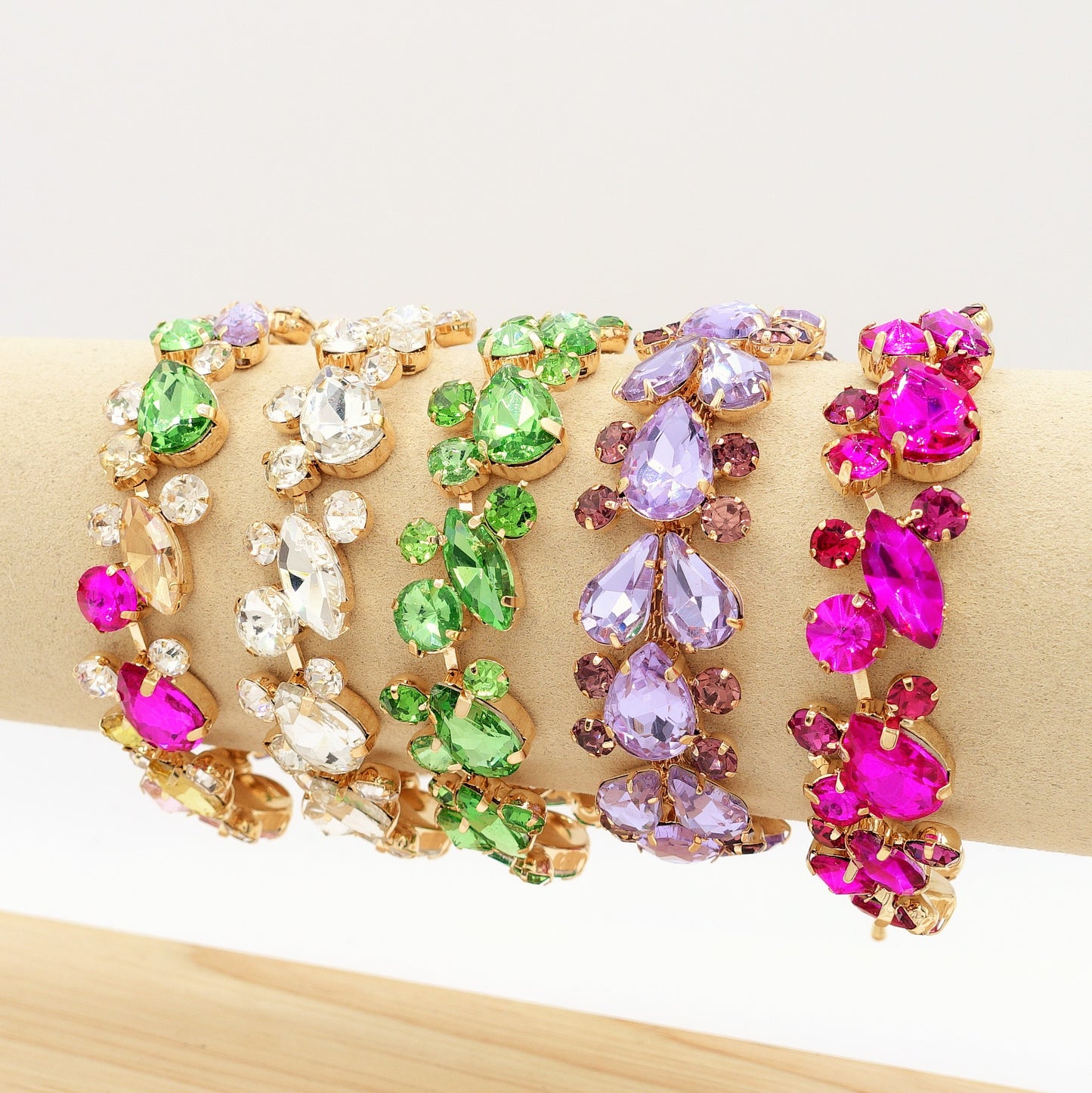 OPHELIA ~ Bracciale con pietre sfaccettate LUCE COLLECTION