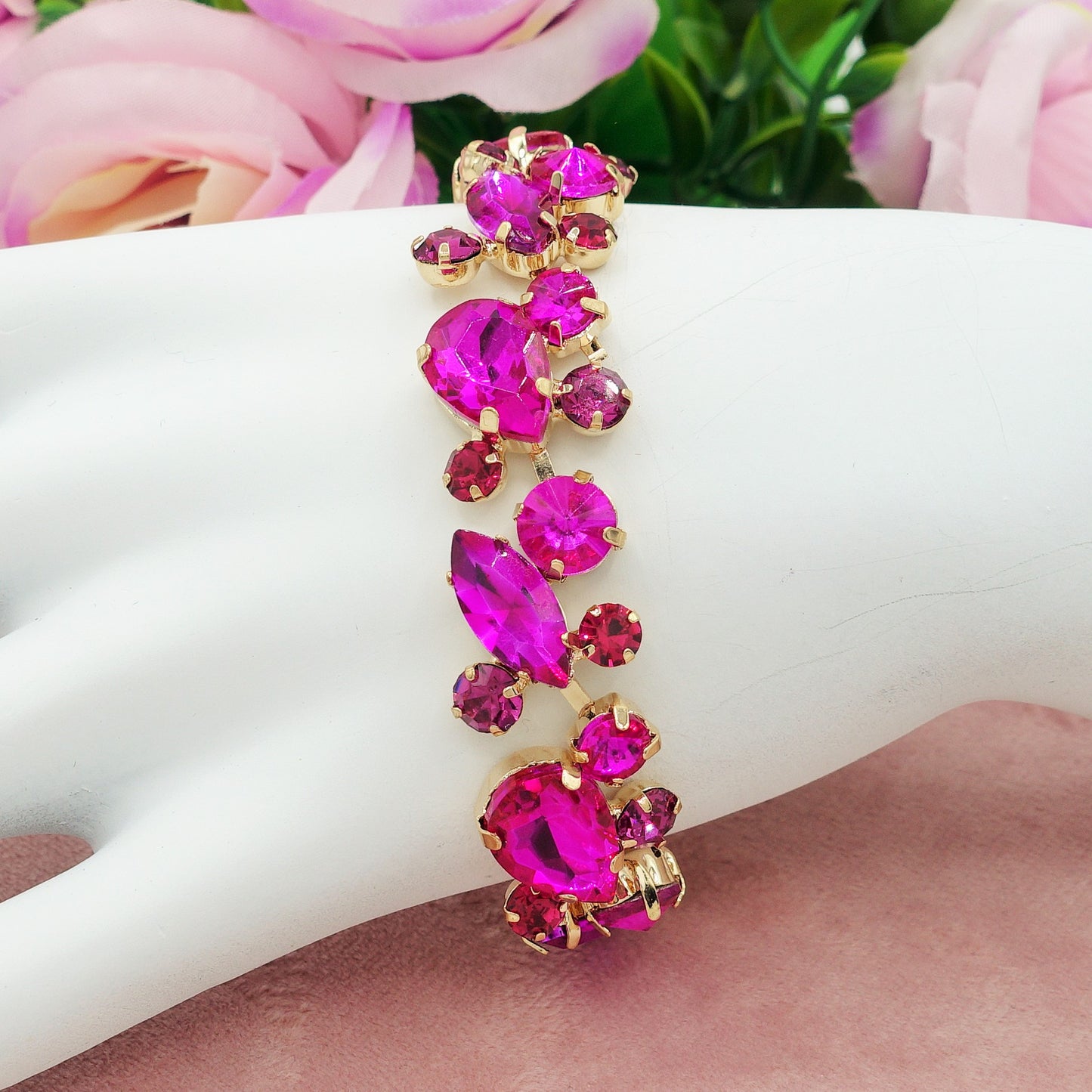 OPHELIA ~ Bracciale con pietre sfaccettate LUCE COLLECTION