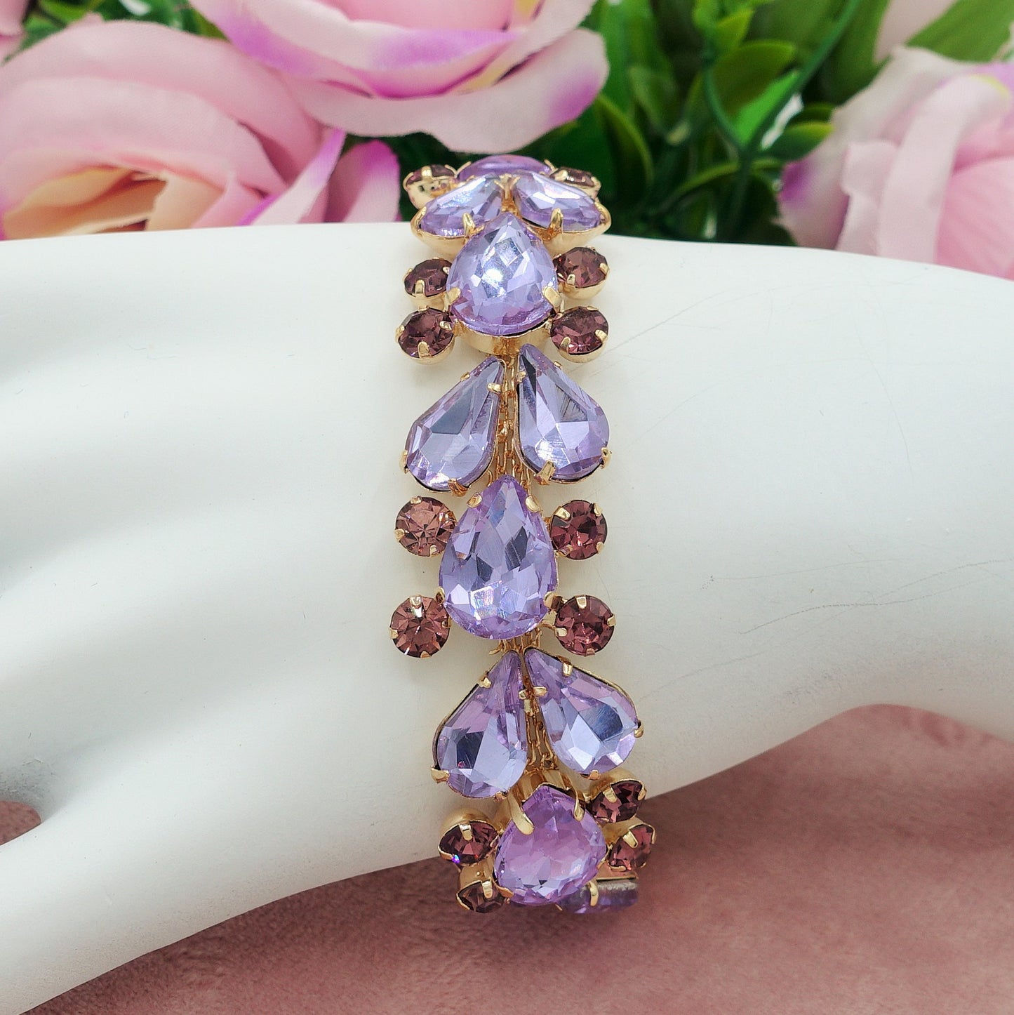 OPHELIA ~ Bracciale con pietre sfaccettate LUCE COLLECTION