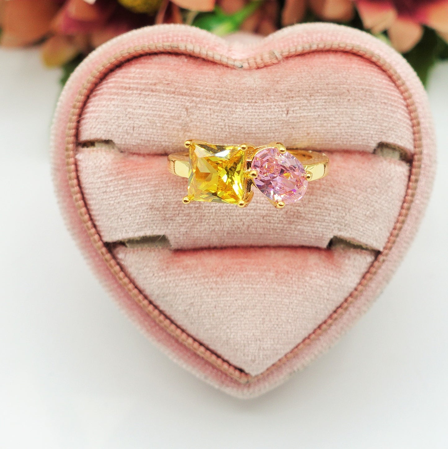 CHARIS ~ Anello regolabile con cubic zirconia