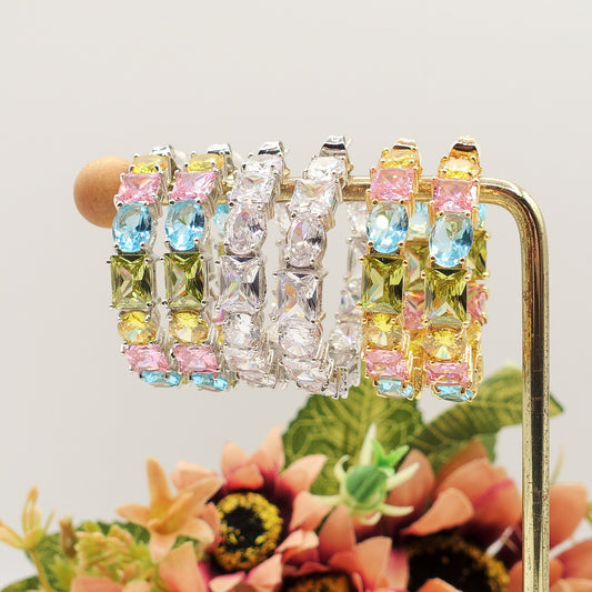 CHARIS big hoops - Orecchini a cerchio con Cubic Zirconia