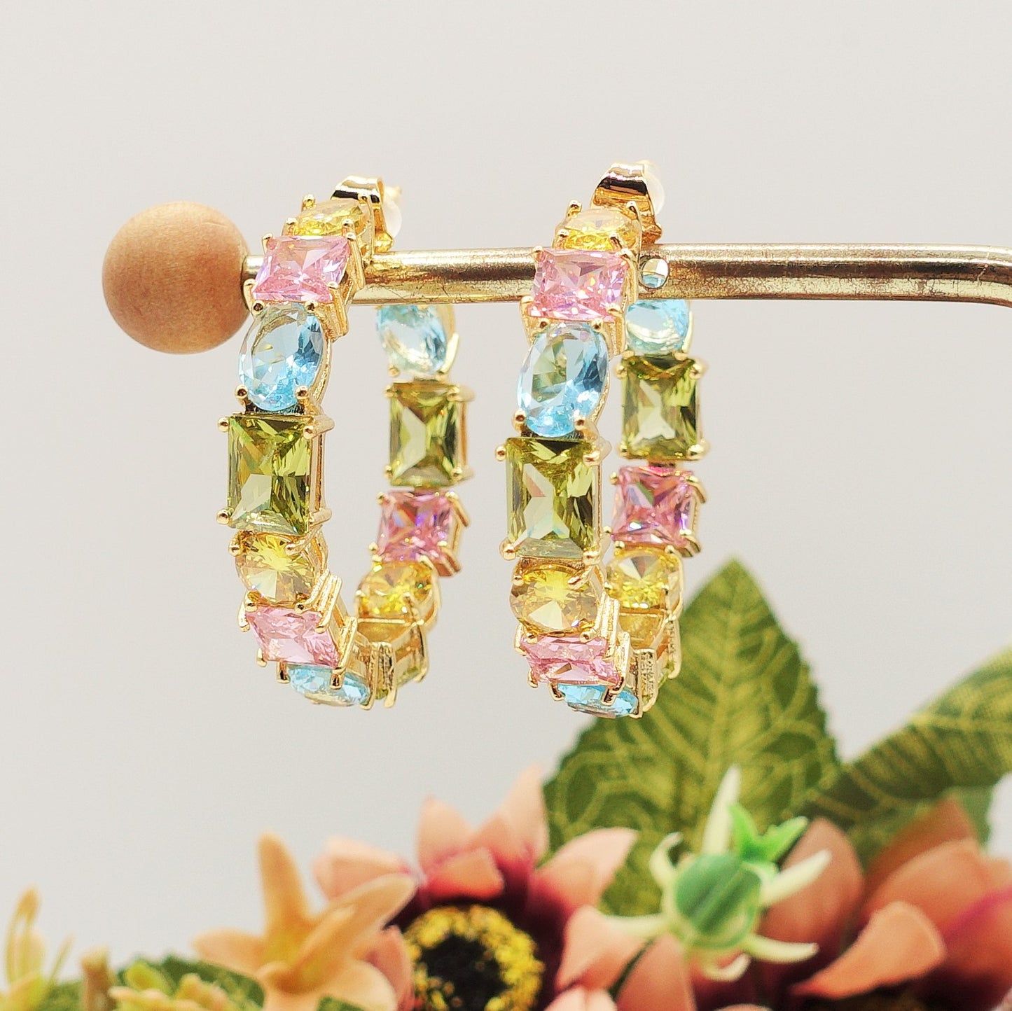 CHARIS big hoops - Orecchini a cerchio con Cubic Zirconia