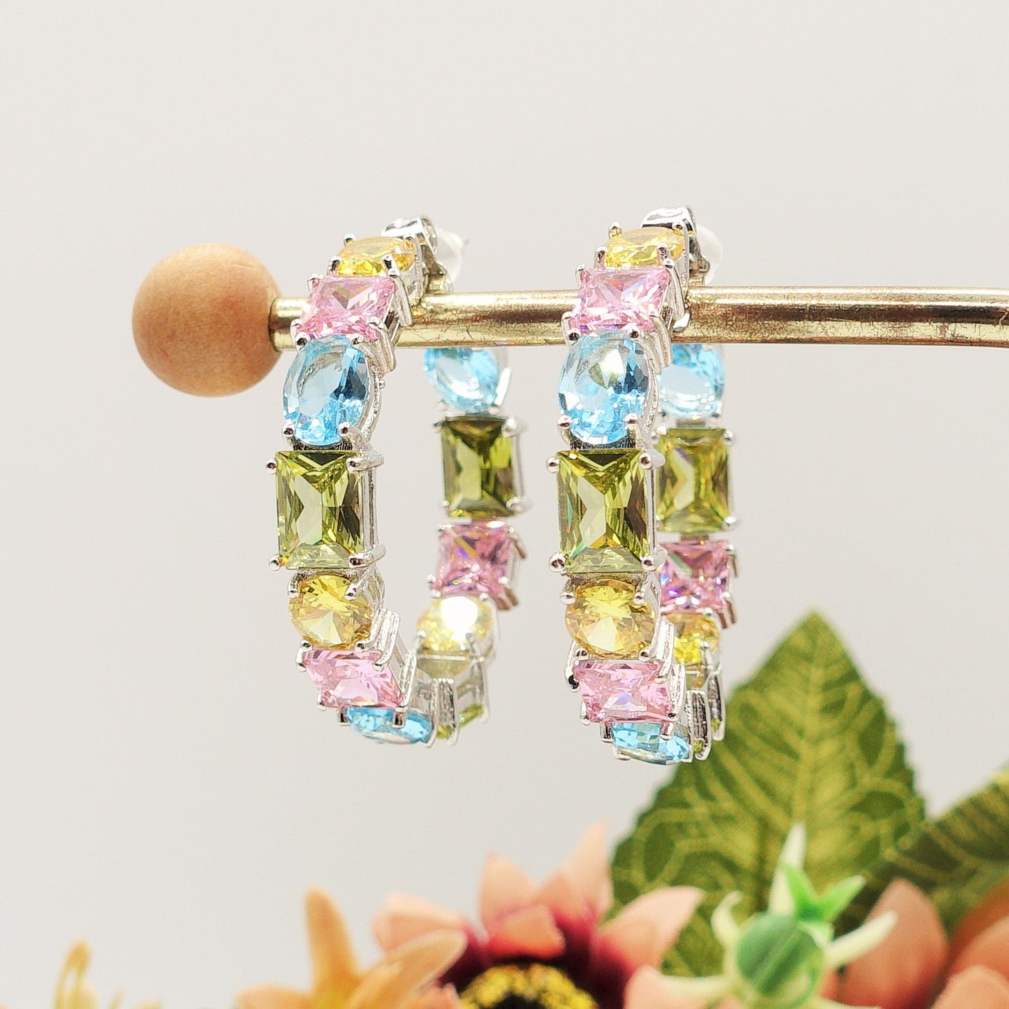 CHARIS big hoops - Orecchini a cerchio con Cubic Zirconia