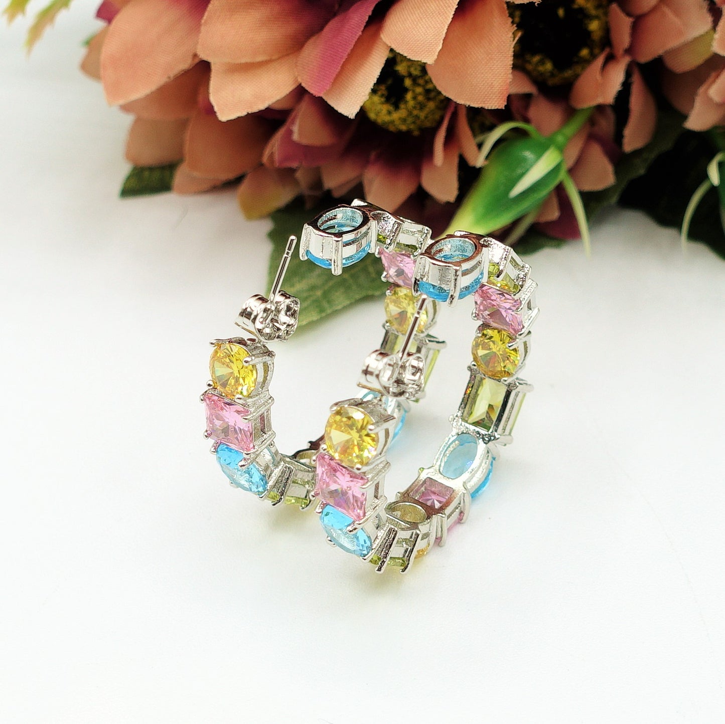 CHARIS big hoops - Orecchini a cerchio con Cubic Zirconia