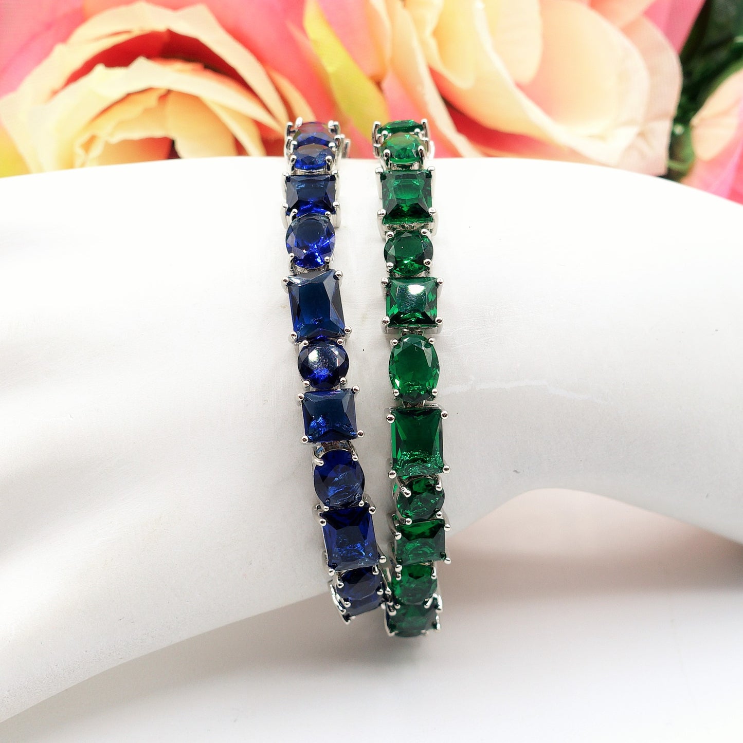 CHARIS LUXE - Bracciale Tennis con Cubic Zirconia RAINBOW