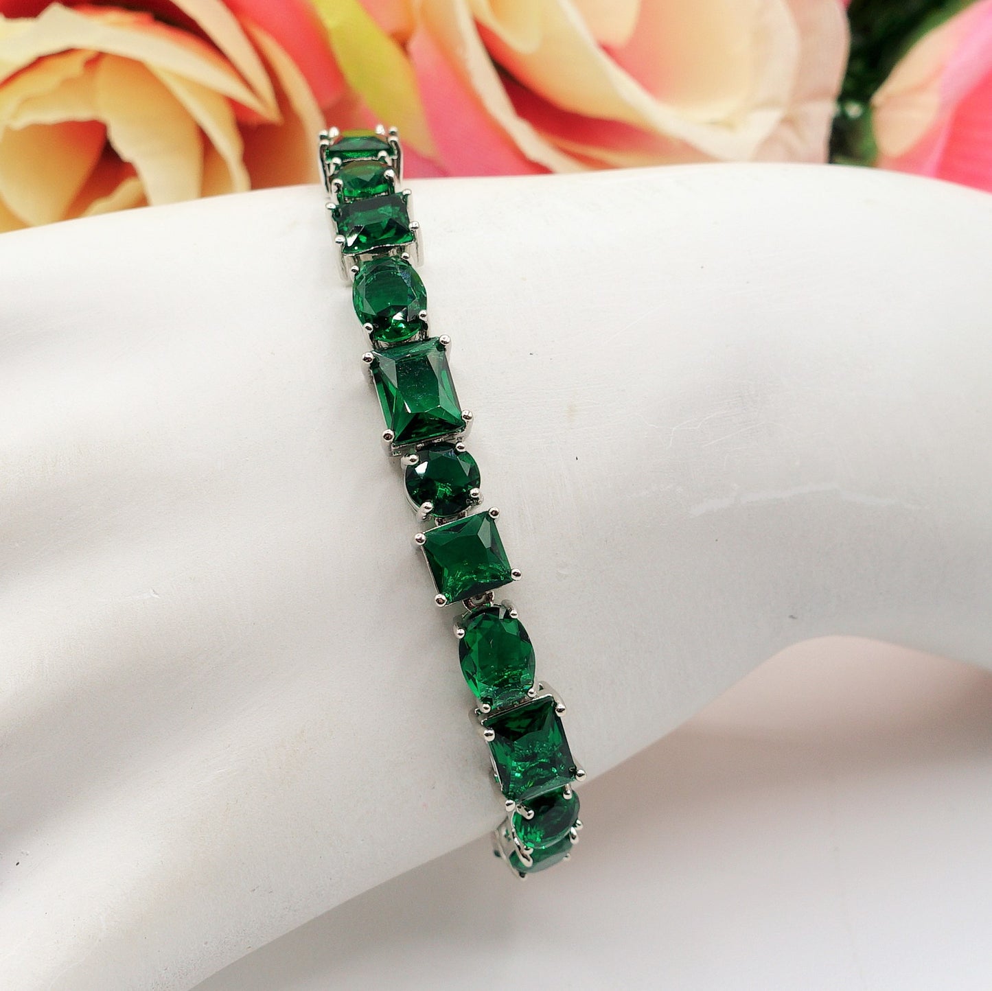 CHARIS LUXE - Bracciale Tennis con Cubic Zirconia RAINBOW