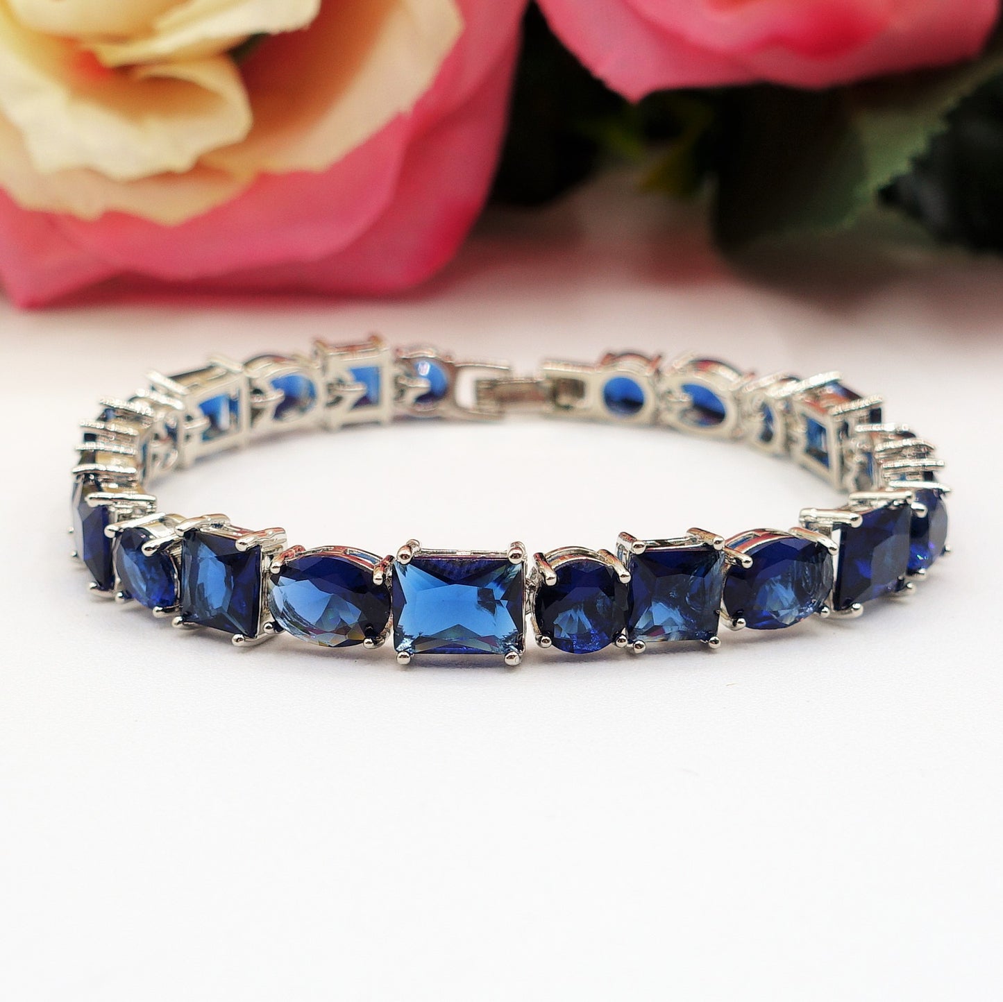 CHARIS LUXE - Bracciale Tennis con Cubic Zirconia RAINBOW