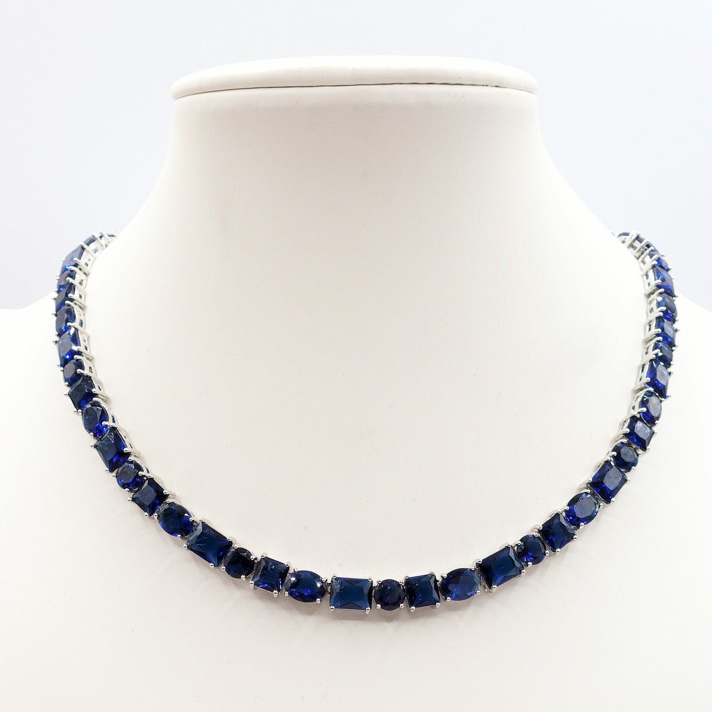 CHARIS Collier Tennis - Collana con Cubic Zirconia RAINBOW