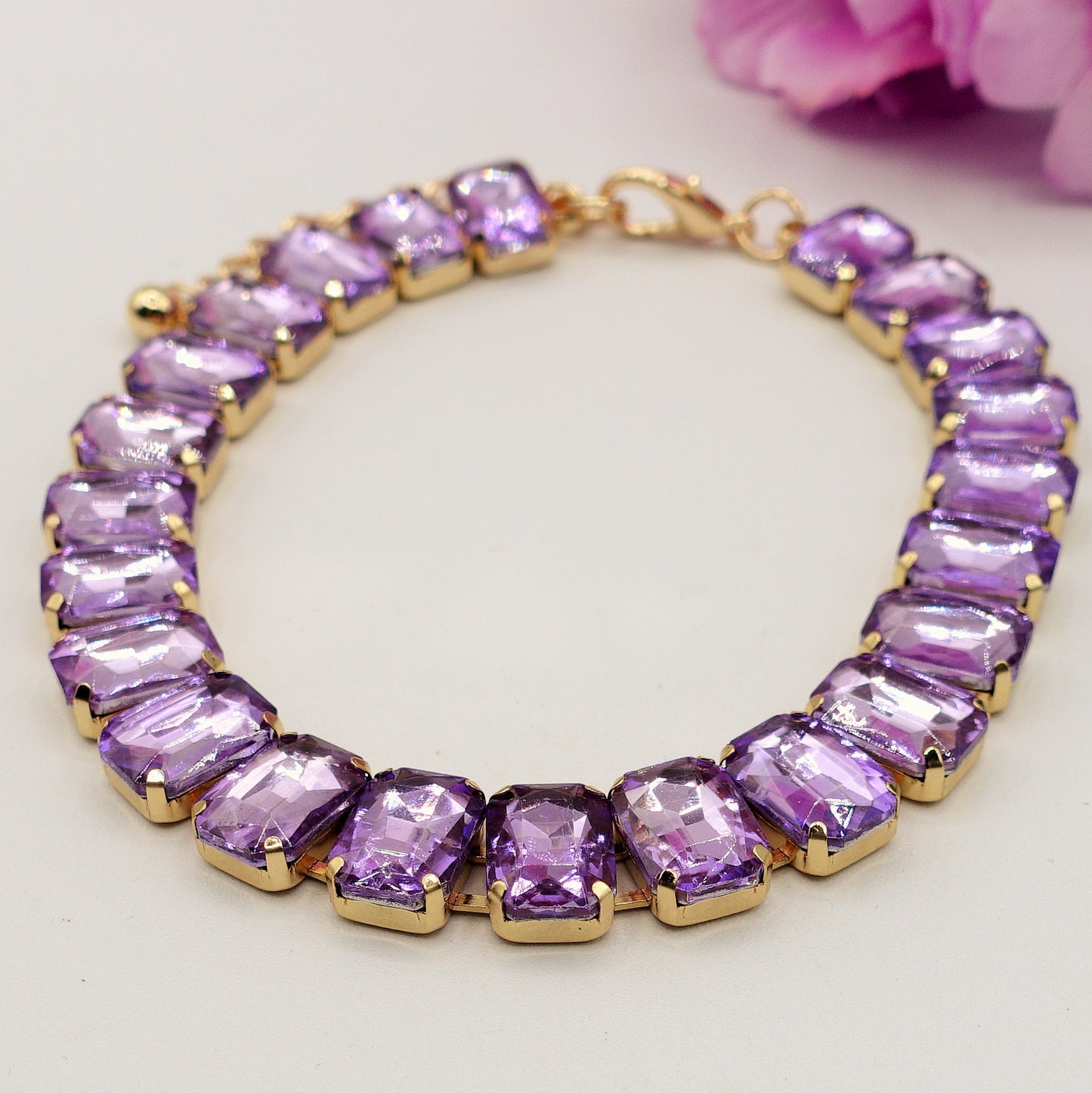 MARGOT choker con pietre sfaccettate - LUCE COLLECTION