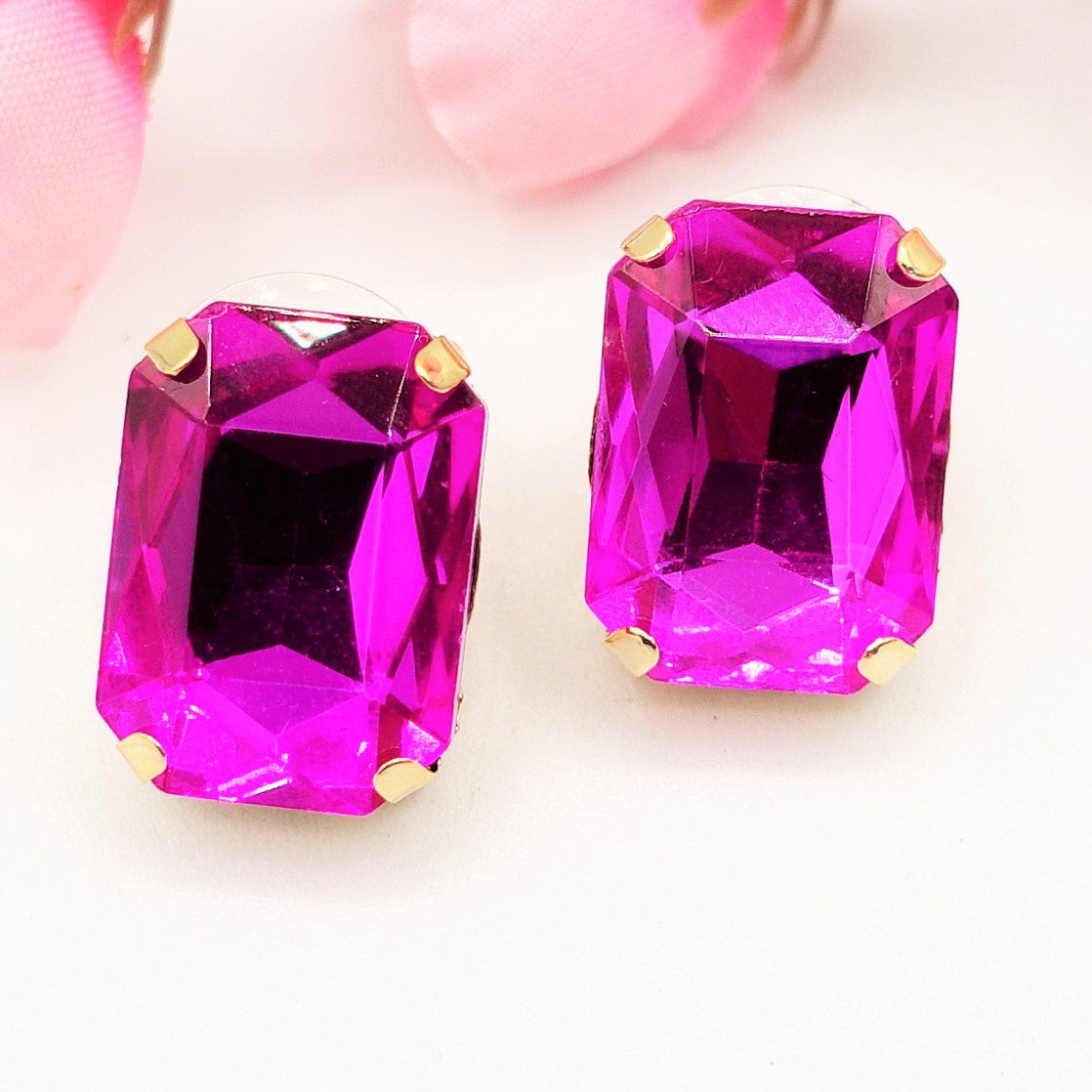 MARGOT STUDS - PAIO Orecchini a bottone con pietre sfaccettate
