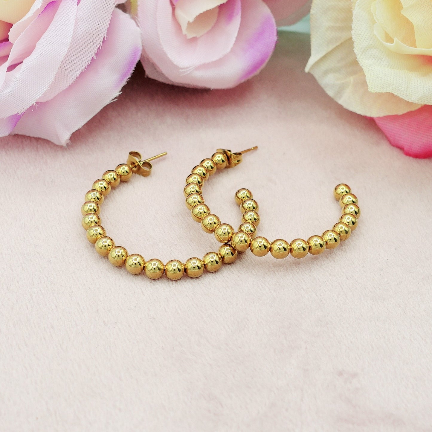 CORINNA - Big Hoops in acciaio inossidabile