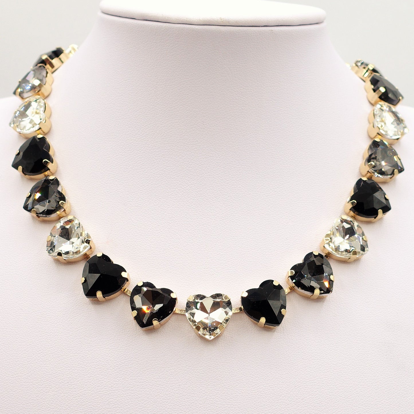 LUCE HEARTS 2.0 - collier con pietre A CUORE sfaccettate