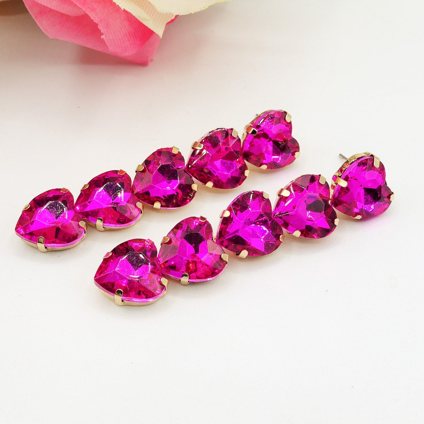 LUCE HEARTS - Orecchini con pietre sfaccettate
