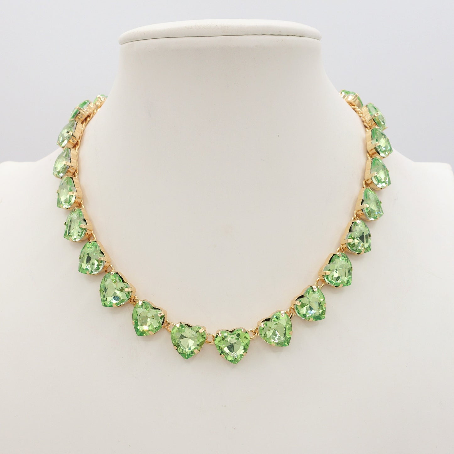 LUCE HEARTS - collier con pietre A CUORE sfaccettate