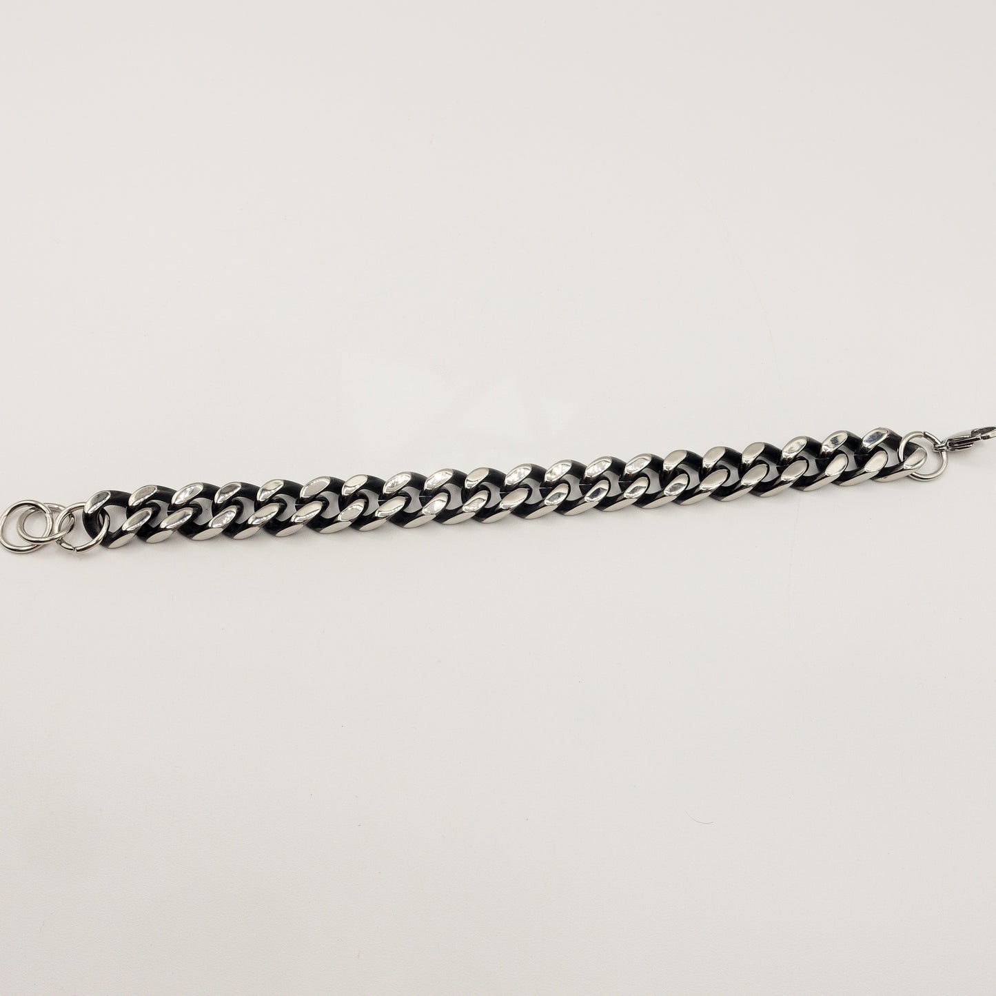 Bracciale uomo catena GROUMETTE brunita XL ACCIAIO
