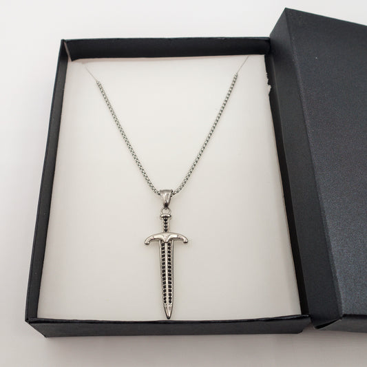 Collana pendente SWORD uomo ACCIAIO