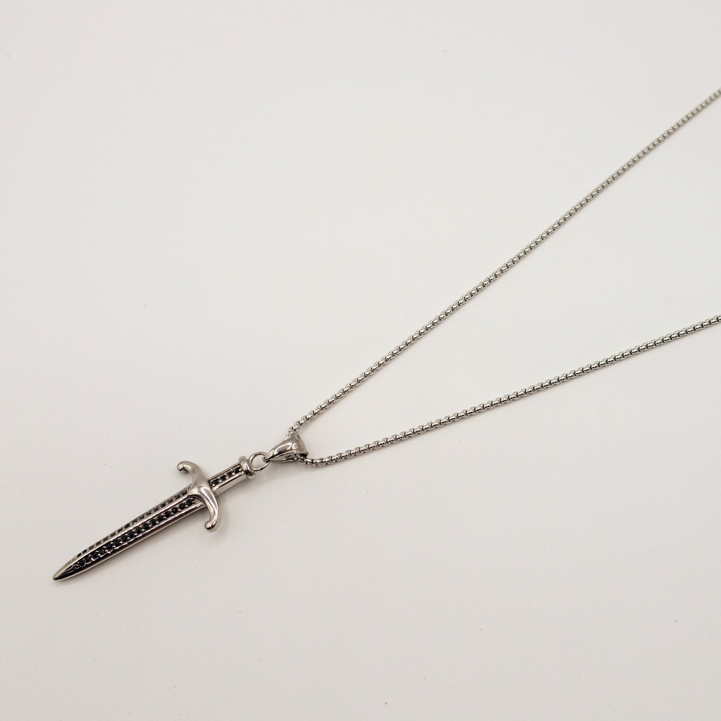 Collana pendente SWORD uomo ACCIAIO