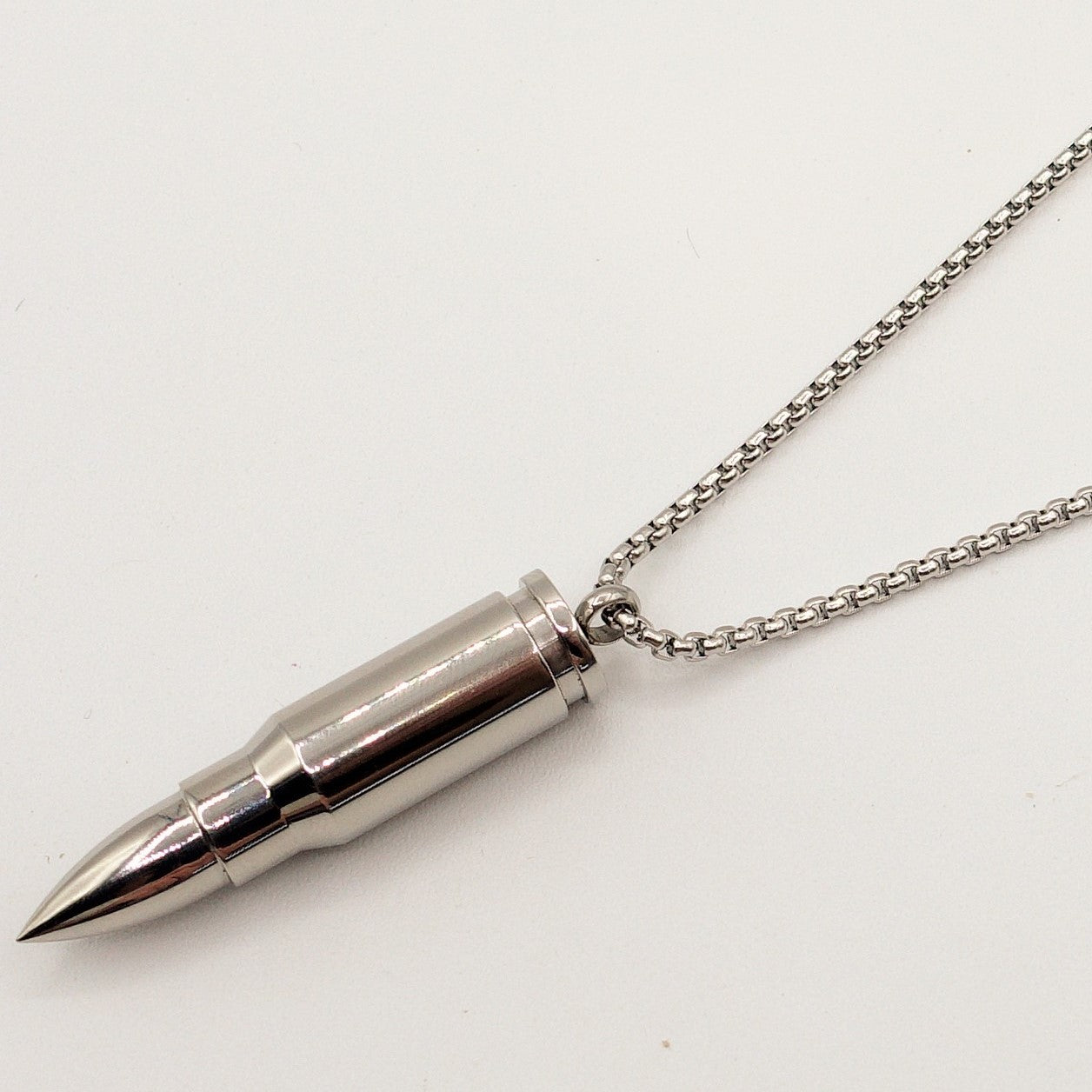 Collana pendente BULLET uomo ACCIAIO
