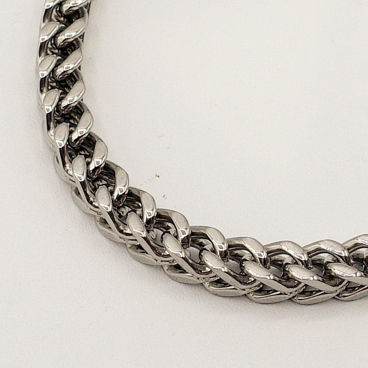 Collana catena INTRECCIO SQUARE uomo ACCIAIO