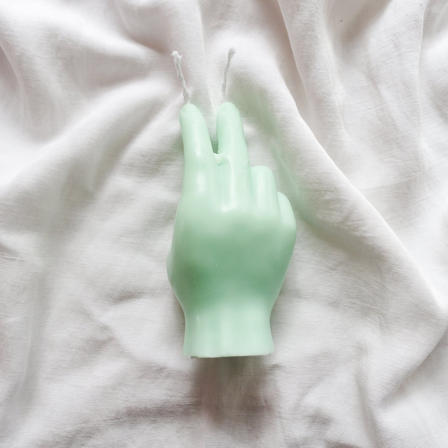 Ursula ~ Peace ~ hand shaped candle