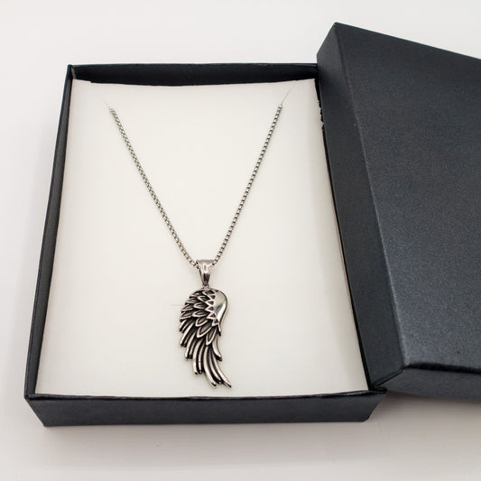 Collana pendente WING uomo ACCIAIO