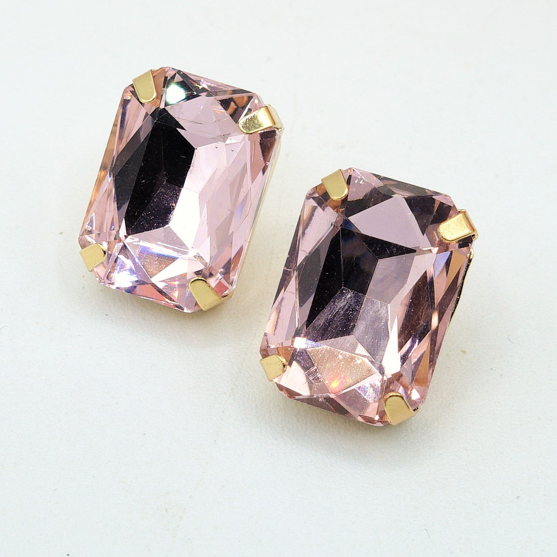 MARGOT SET - PINK SET - Collier orecchini e bracciale con pietre sfaccettate
