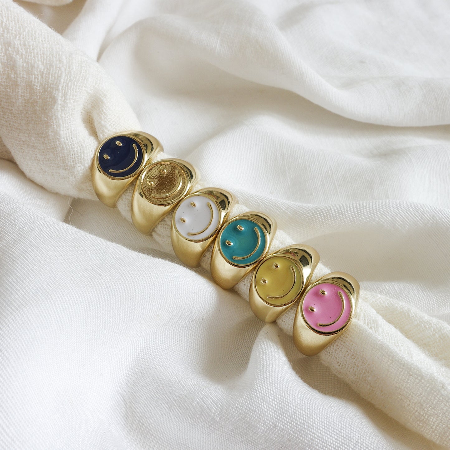 Smiley Collection ~ Gold Plated Ring