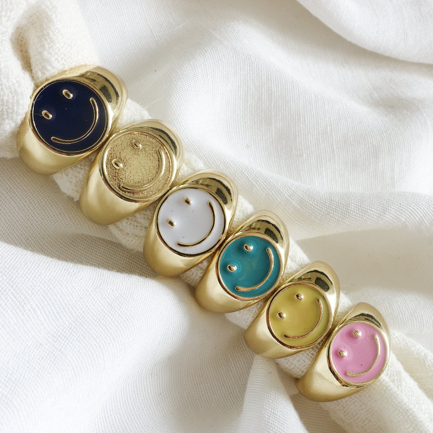 Smiley Collection ~ Gold Plated Ring