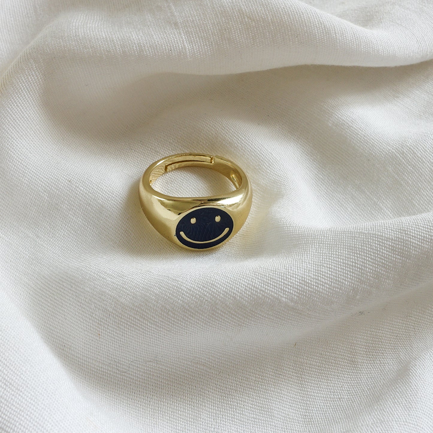 Smiley Collection ~ Gold Plated Ring