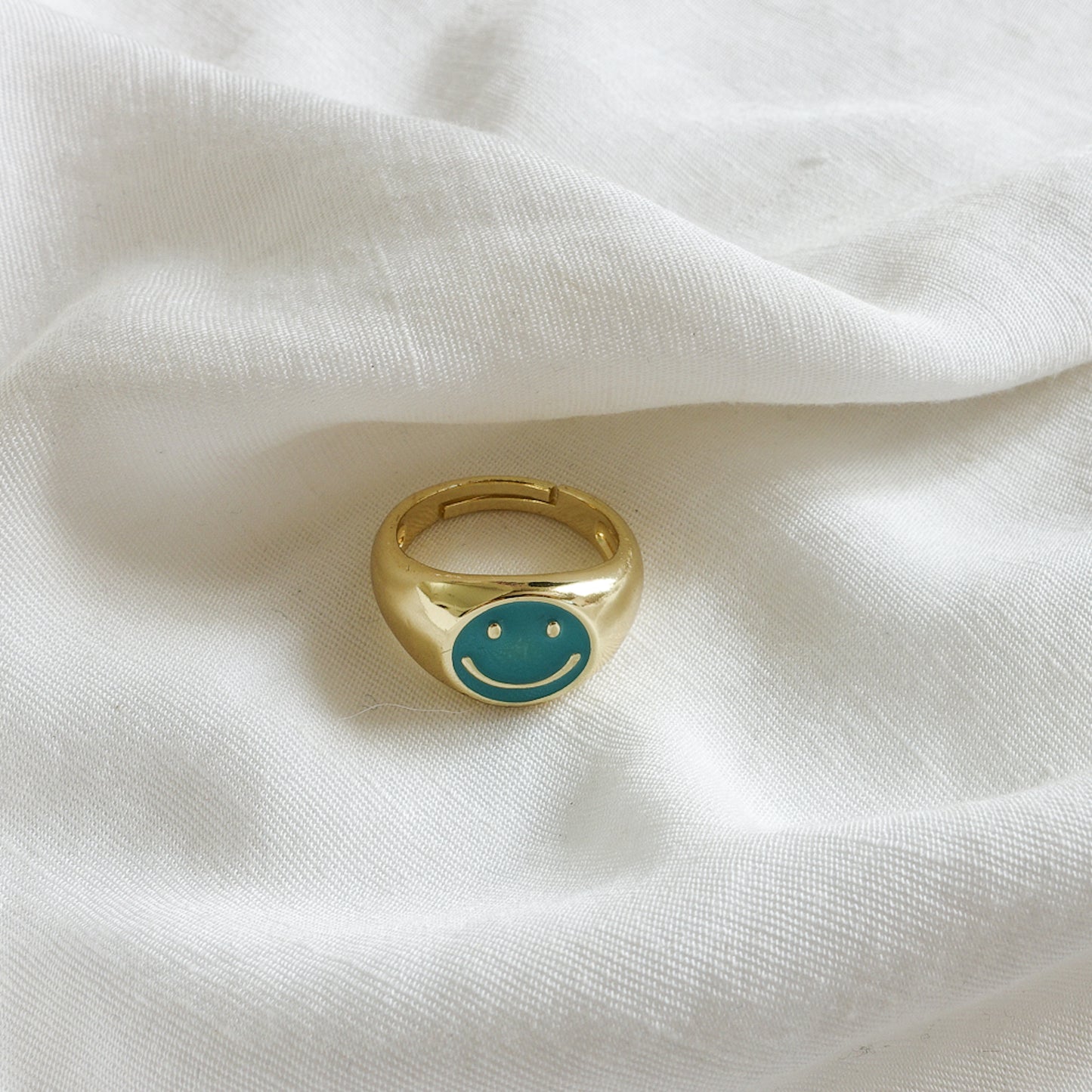 Smiley Collection ~ Gold Plated Ring