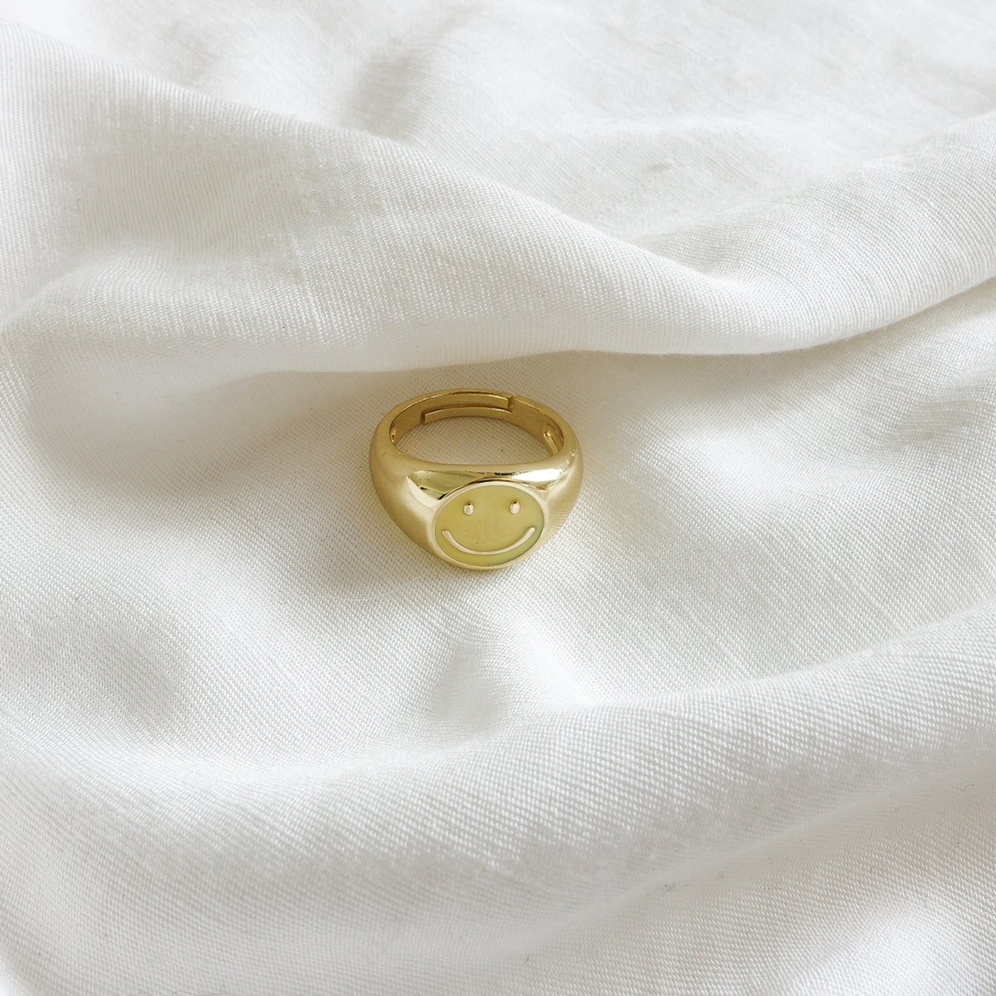 Smiley Collection ~ Gold Plated Ring