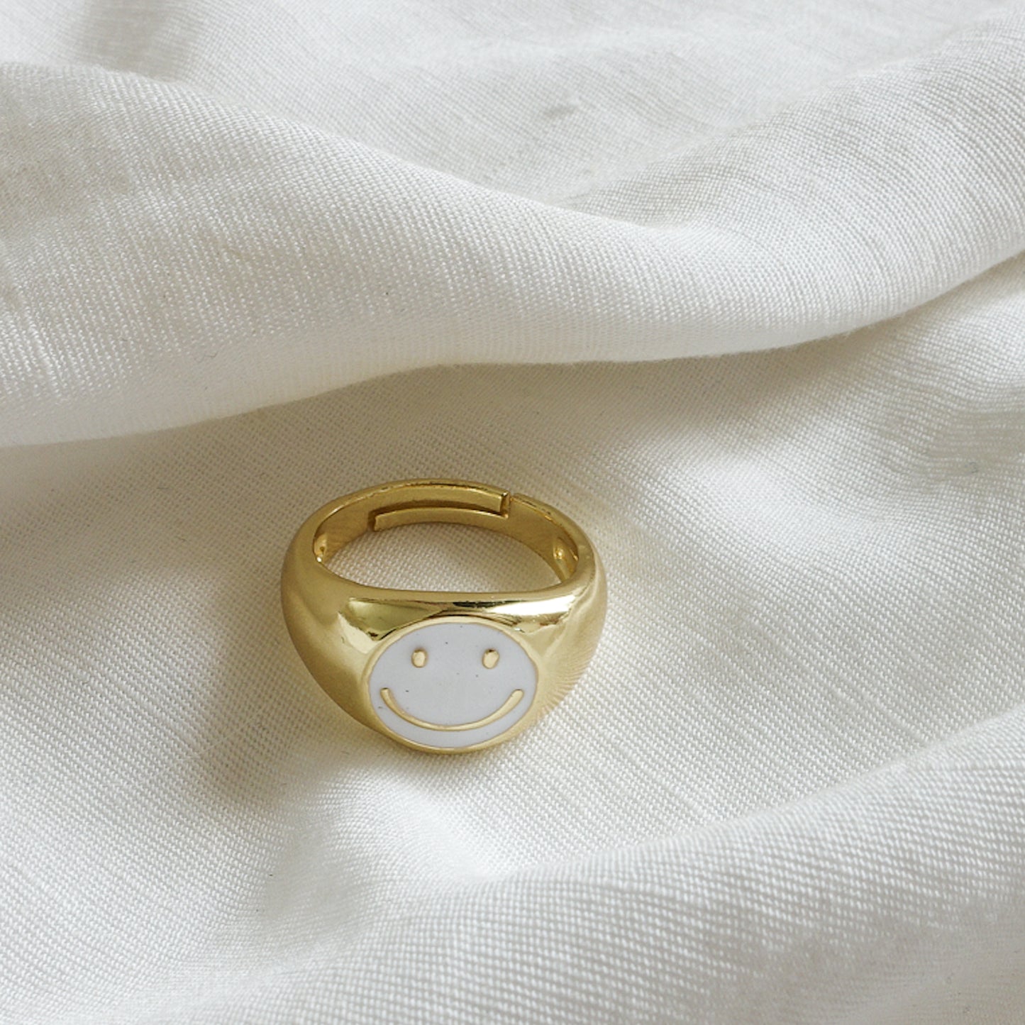 Smiley Collection ~ Gold Plated Ring