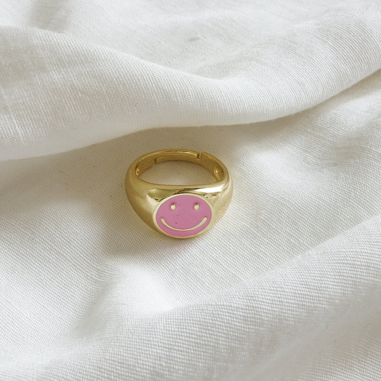 Smiley Collection ~ Gold Plated Ring