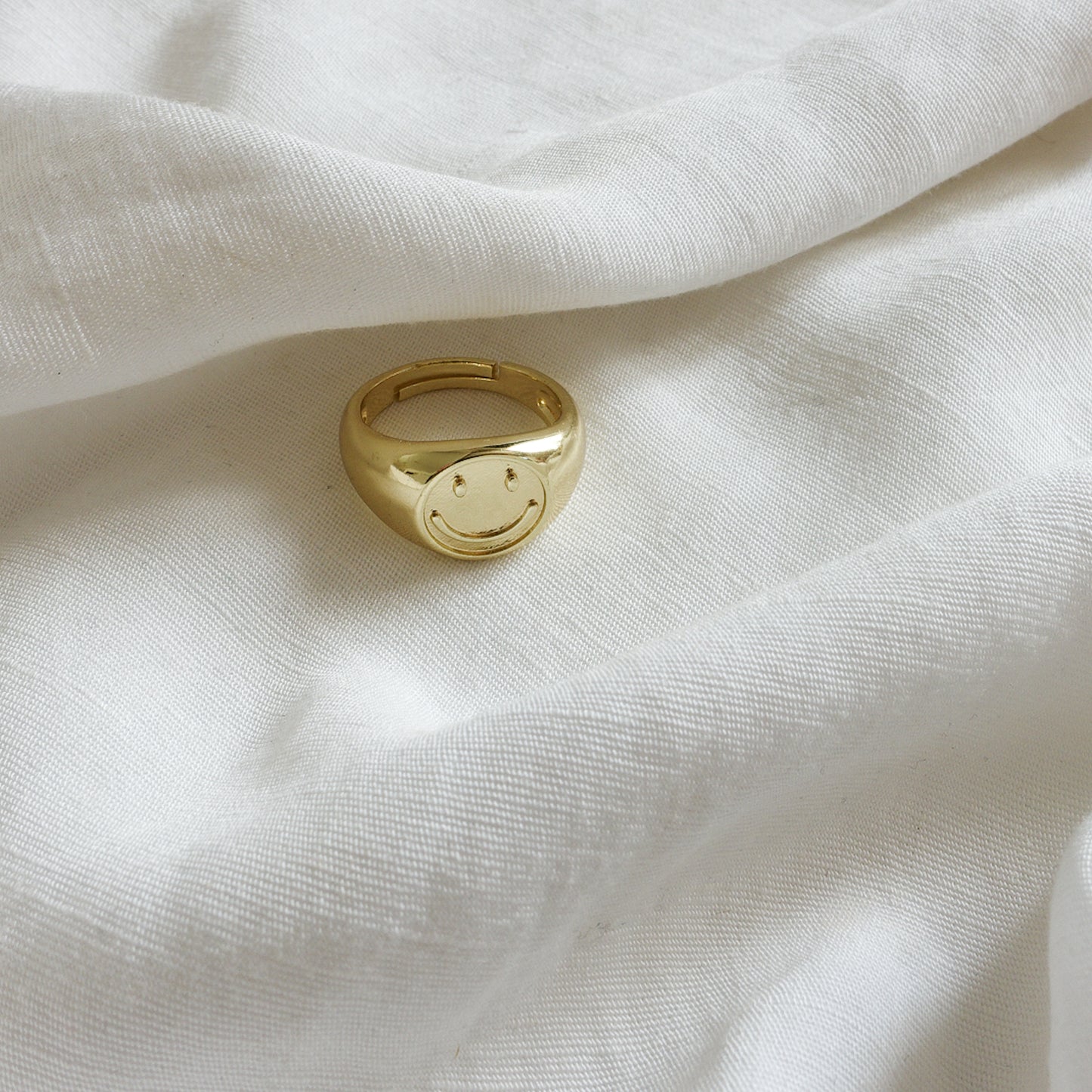 Smiley Collection ~ Gold Plated Ring