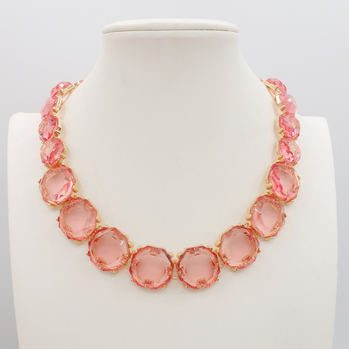 YVONNE - Big Stones - Collier con cristalli sfaccettati