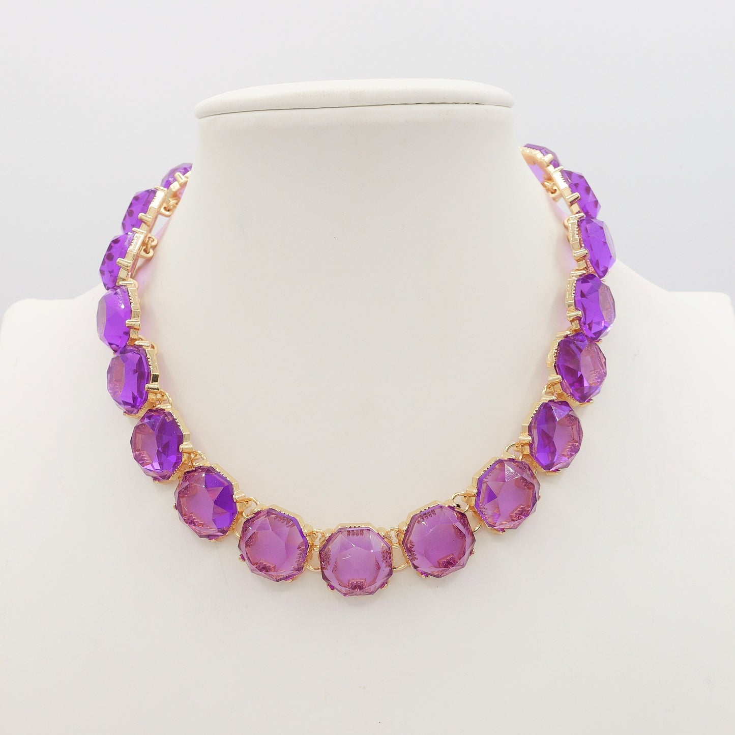 YVONNE - Collier con cristalli sfaccettat