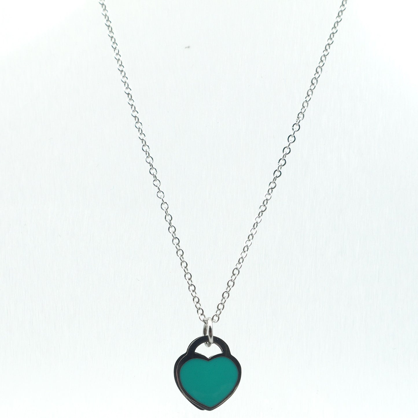 VANESSA ~ STAINLESS STEEL DOUBLE HEART pendant necklace