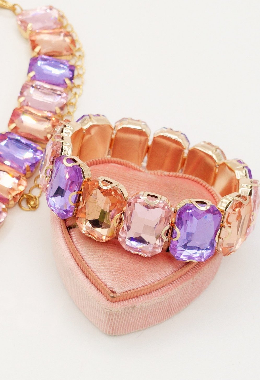 MARGOT - Bracciale Elasticizzato con pietre sfaccettate - LUCE COLLECTION