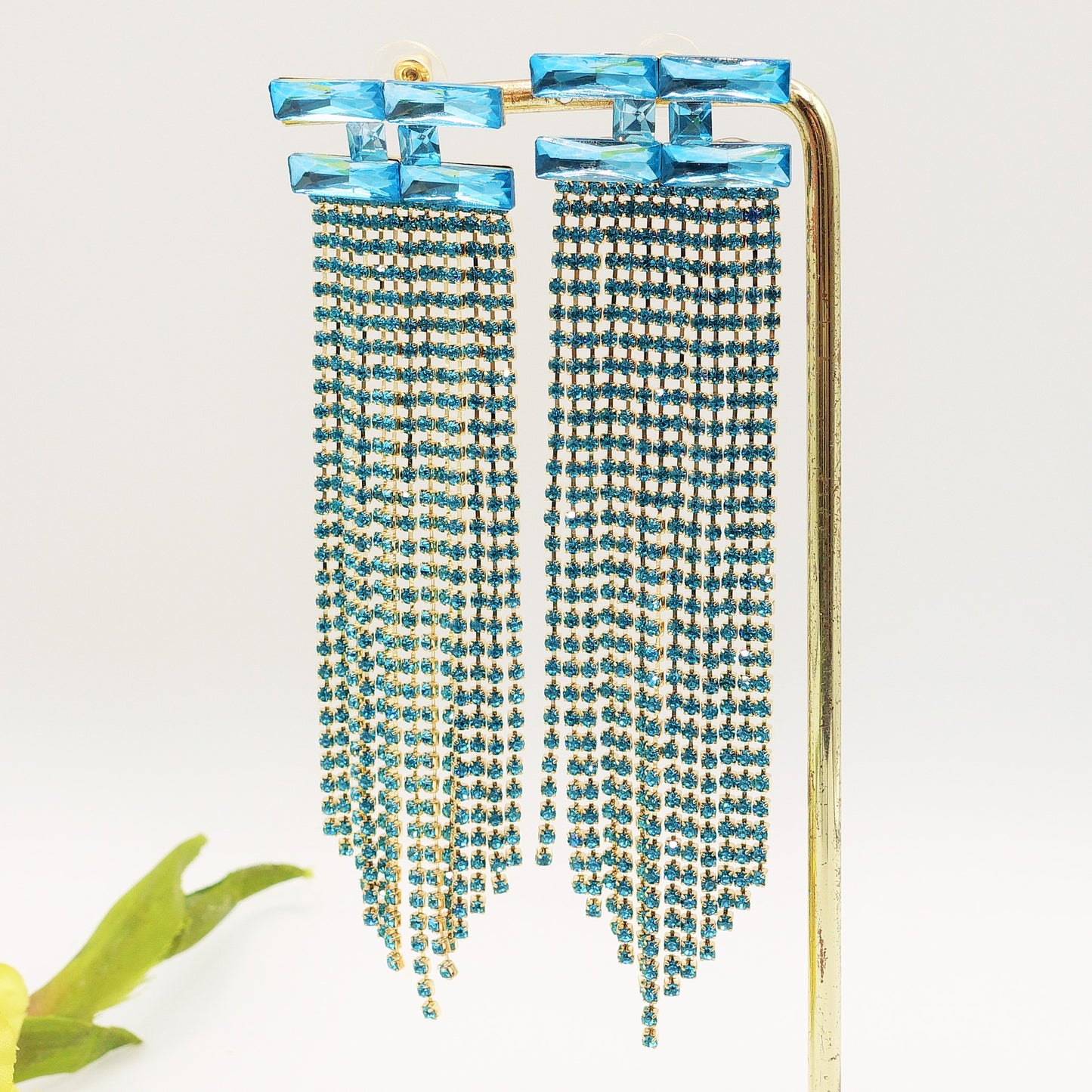 STELLA ~ Orecchini a cascata in Cubic Zirconia