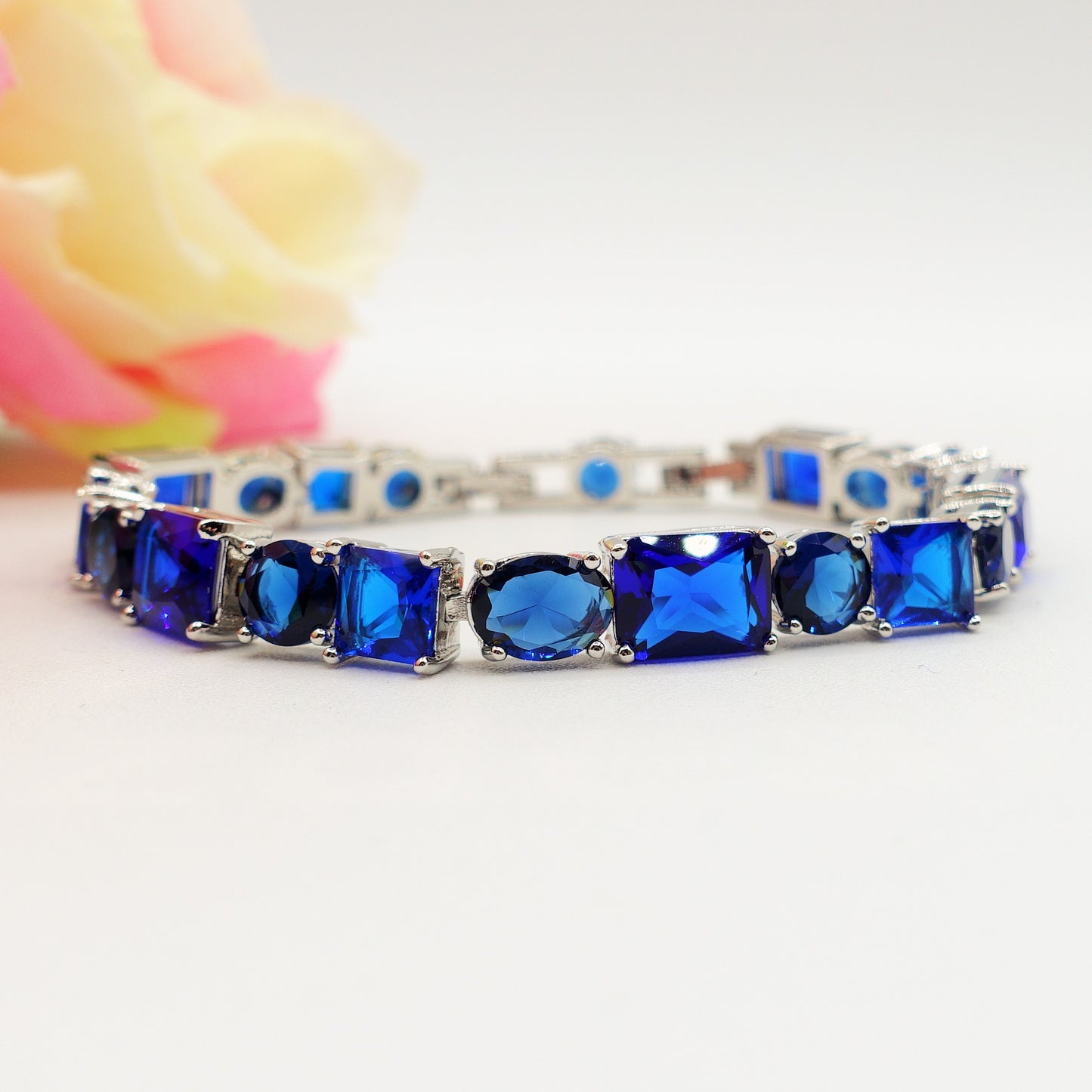 CHARIS LUXE - Bracciale Tennis con Cubic Zirconia RAINBOW