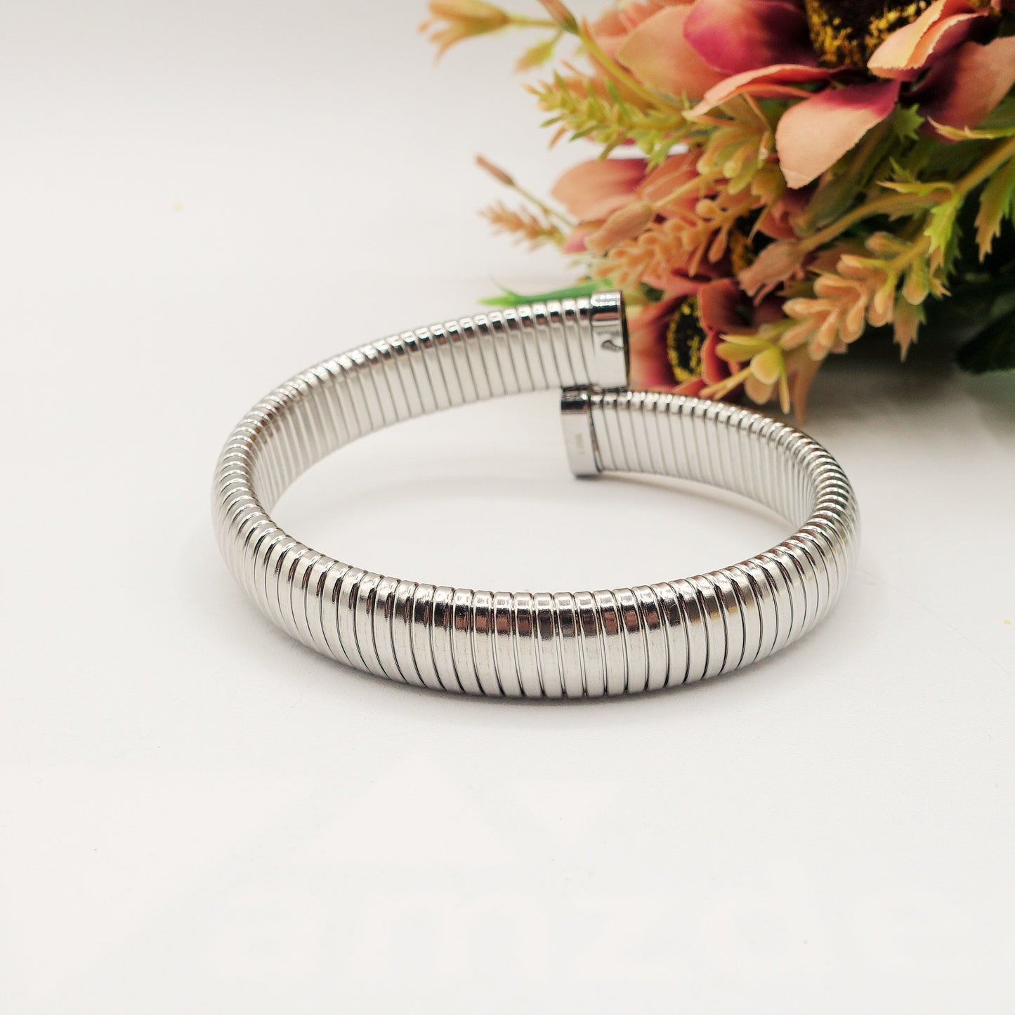 CASSANDRA ~ Acciaio Inossidabile-Bracciale TUBOGAS contrariè