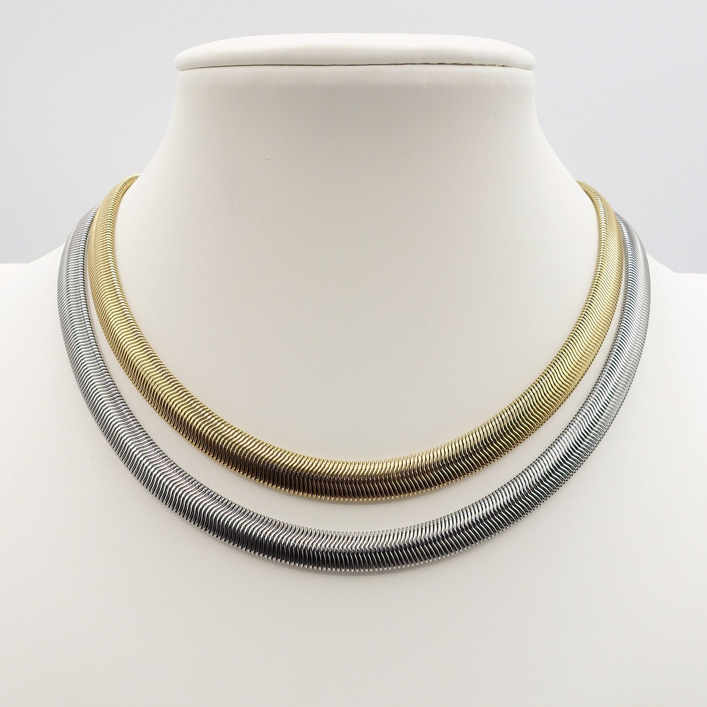XENA ~ Collana Snake supersoft in ACCIAIO INOSSIDABILE
