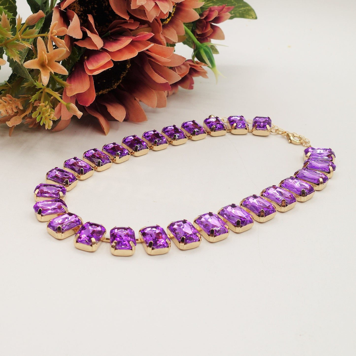 MARGOT choker con pietre sfaccettate - LUCE COLLECTION